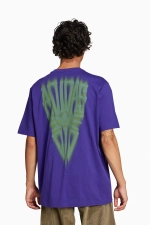 Футболка adidas Skeleton Back Tee - фиолетовый