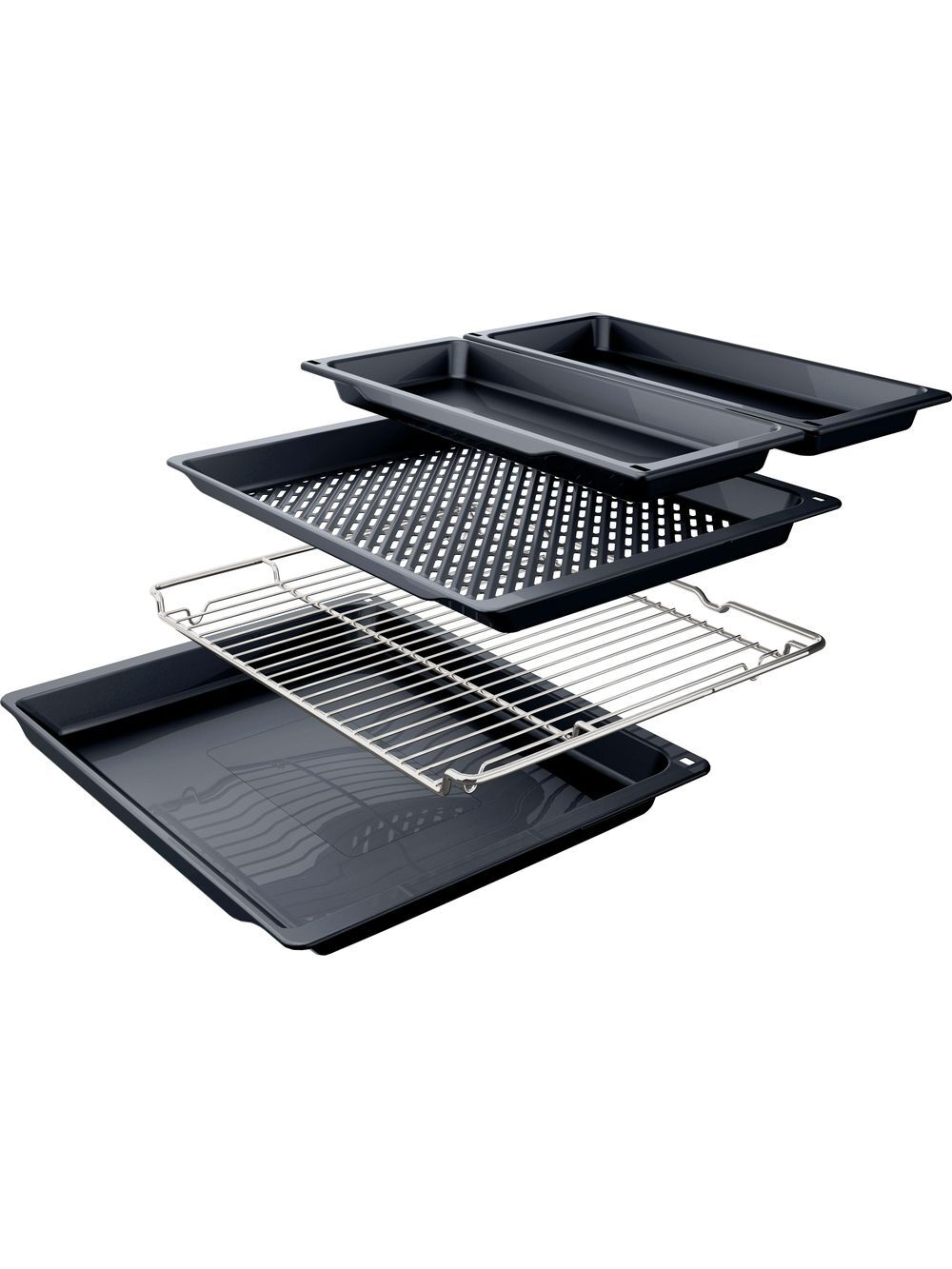 Электрический духовой шкаф Bosch HJG852YB0T, 59.4 см, 76 л, 8 режимов, гриль, конвекция, традиционная очистка