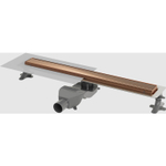 Душевой лоток Boheme Premium Linear 982-80-CB нержавеющая сталь COPPER BRUSHED