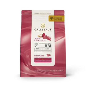 Шоколад CALLEBAUT RUBY CHOCOLATE 47.3% 200 гр
