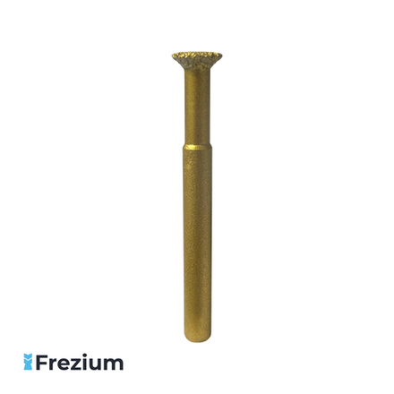 Алмазная фреза ласточкин хвост по камню (10x6x3)