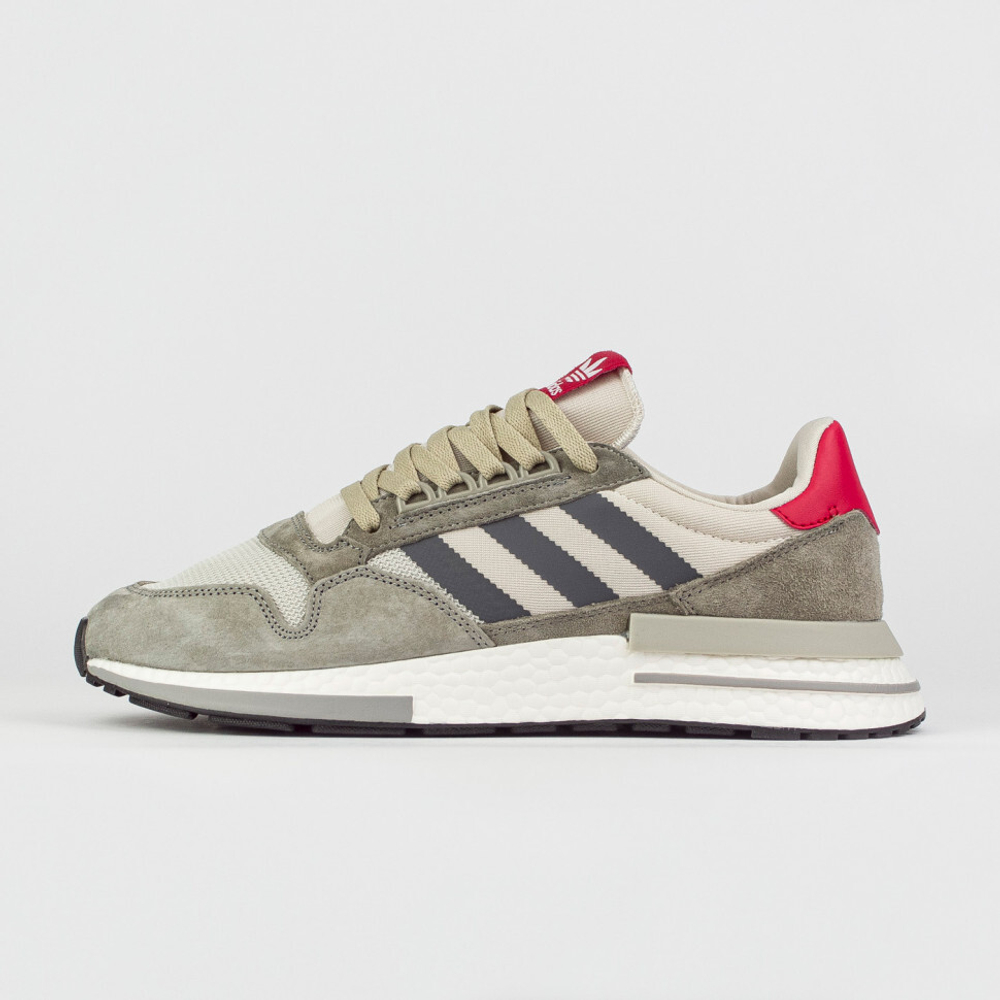 кроссовки Adidas ZX 500 Boost Grey / Red