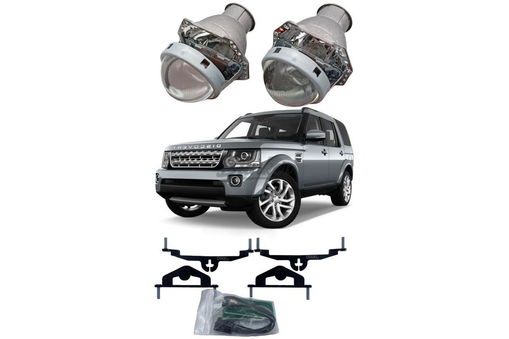 Готовый комплект для замены штатных линз Valeo 2 с AFS Land Rover Discovery 4 2009-2016