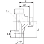 Штуцер FLC DL12 BSPT 3/8 (корпус)