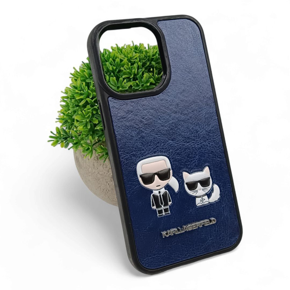 Чехол Lagerfeld Karl&Choupette Hard для iPhone 15pro