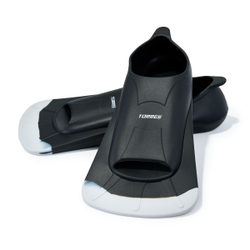 Ласты для бассейна TORRES F02, SWF022402BK, р. EU 36-38 (XS), черно-серый