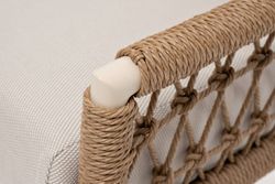 "Венеция" лаунж-зона из искусственного ротанга, цвет соломенный