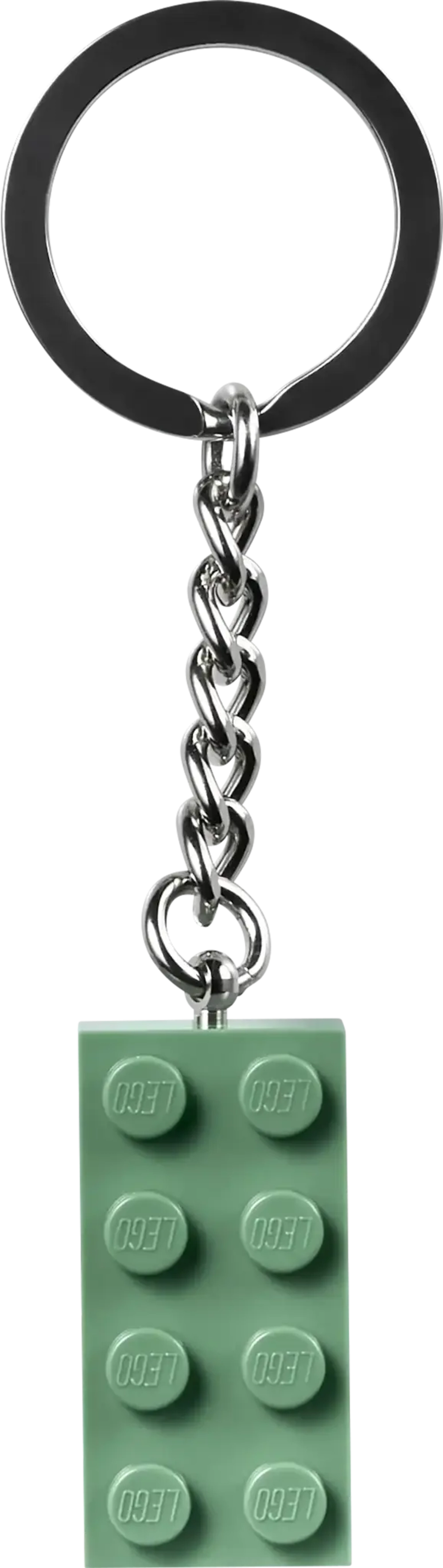 Брелок LEGO Minifigures 854159 Зеленый кубик 2x4