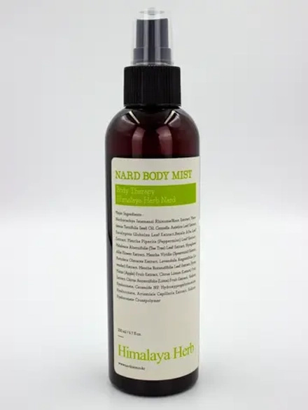 BOUQUET GARNI NARD - СПРЕЙ ДЛЯ ТЕЛА С ЭКСТРАКТОМ ЛИМОНА И МЯТЫ BODY MIST LEMON MINT, 200 МЛ