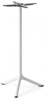 Стол ламинированный барный Scab Design Tripe, белый, светло-серый