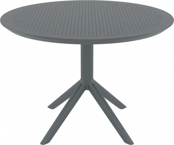Стол пластиковый Sky Table Ø105, серый