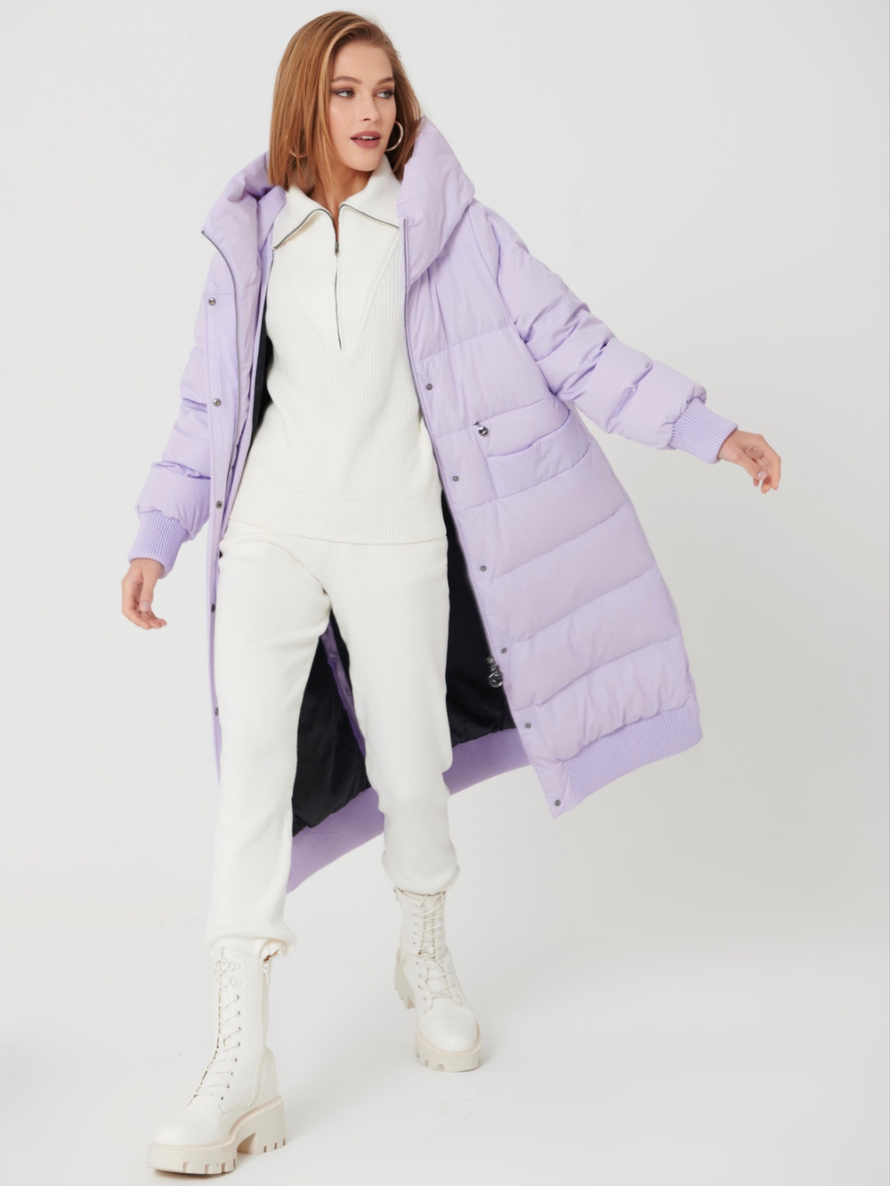 204.FW23.008S пальто женское LILAC