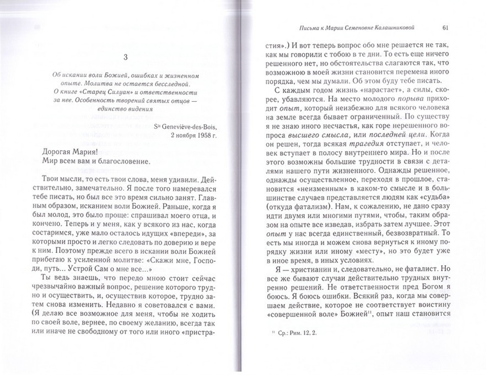 Письма в Россию. Архимандрит Софроний (Сахаров)