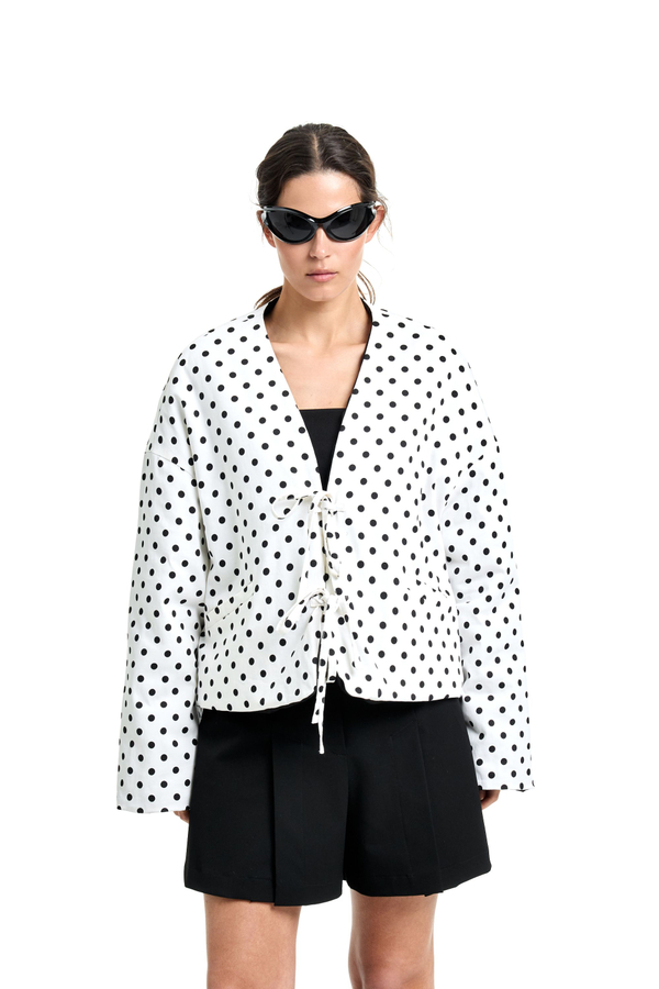 Куртка двустронняя TULUP white/black