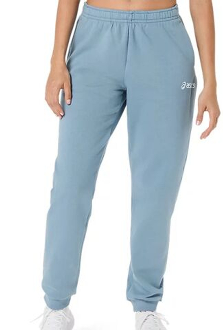 Женские теннисные брюки Asics Logo Fleece - saba blue