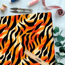 Ткань премиум мембрана тигриная фантазия