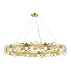 SL6133.303.16 Светильник подвесной ST-Luce Латунь/Прозрачный G9 16*5W 4000K SWATCH