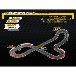 Carrera GO!!! - Автотрек Nascar 4,9 м + 2 машинки 62582 / артикул   62582  / GTIN 4007486625822