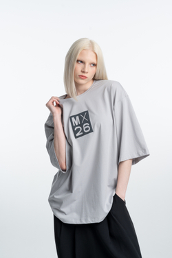 Футболка oversize из легкого трикотажа