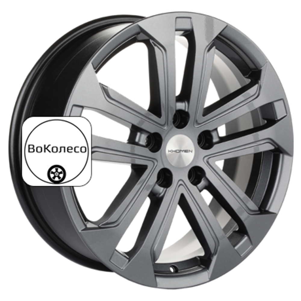 7x18/5x114,3 ET48,5 D67,1 KHW1803 (Sportage) Gray Khomen Wheels