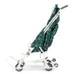 Санки-коляска "Наши Детки 3-1К" скандинавский зеленый