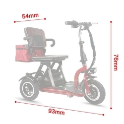 Электротрицикл Elbike Адъютант А2 с сиденьем