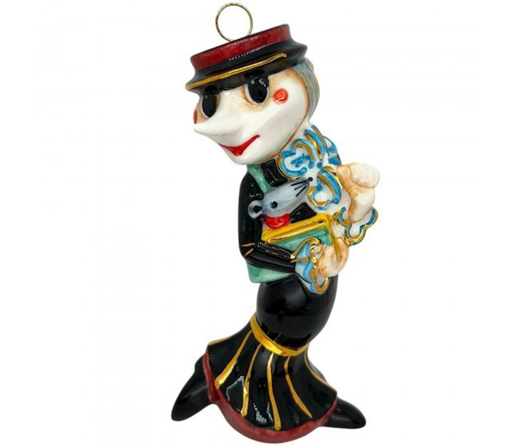 Ёлочная игрушка «Шапокляк» (Лефортовский фарфор)
