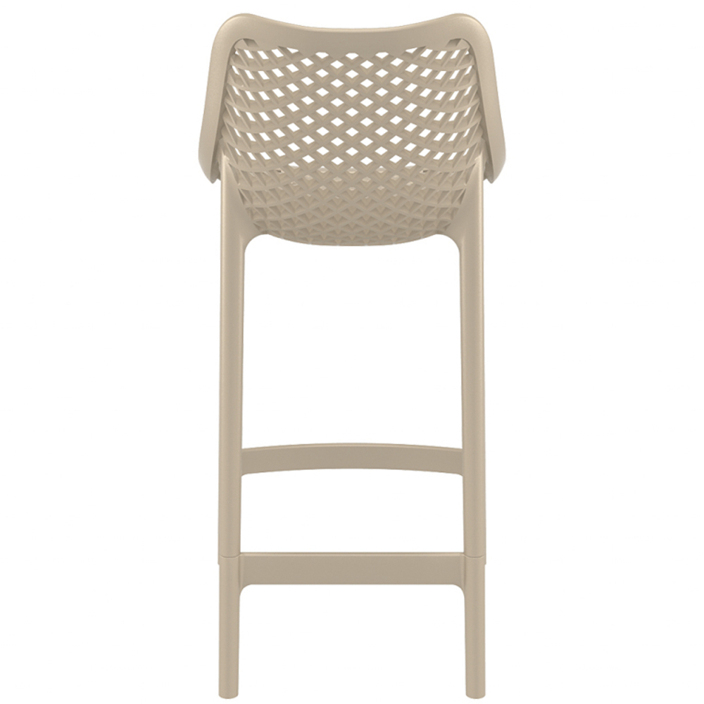 Стул пластиковый полубарный Siesta Contract Air Bar 65, бежевый