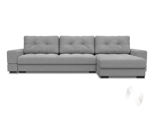 Диван угловой Полярис 3 (ДУ) LUMA 14 (серый)