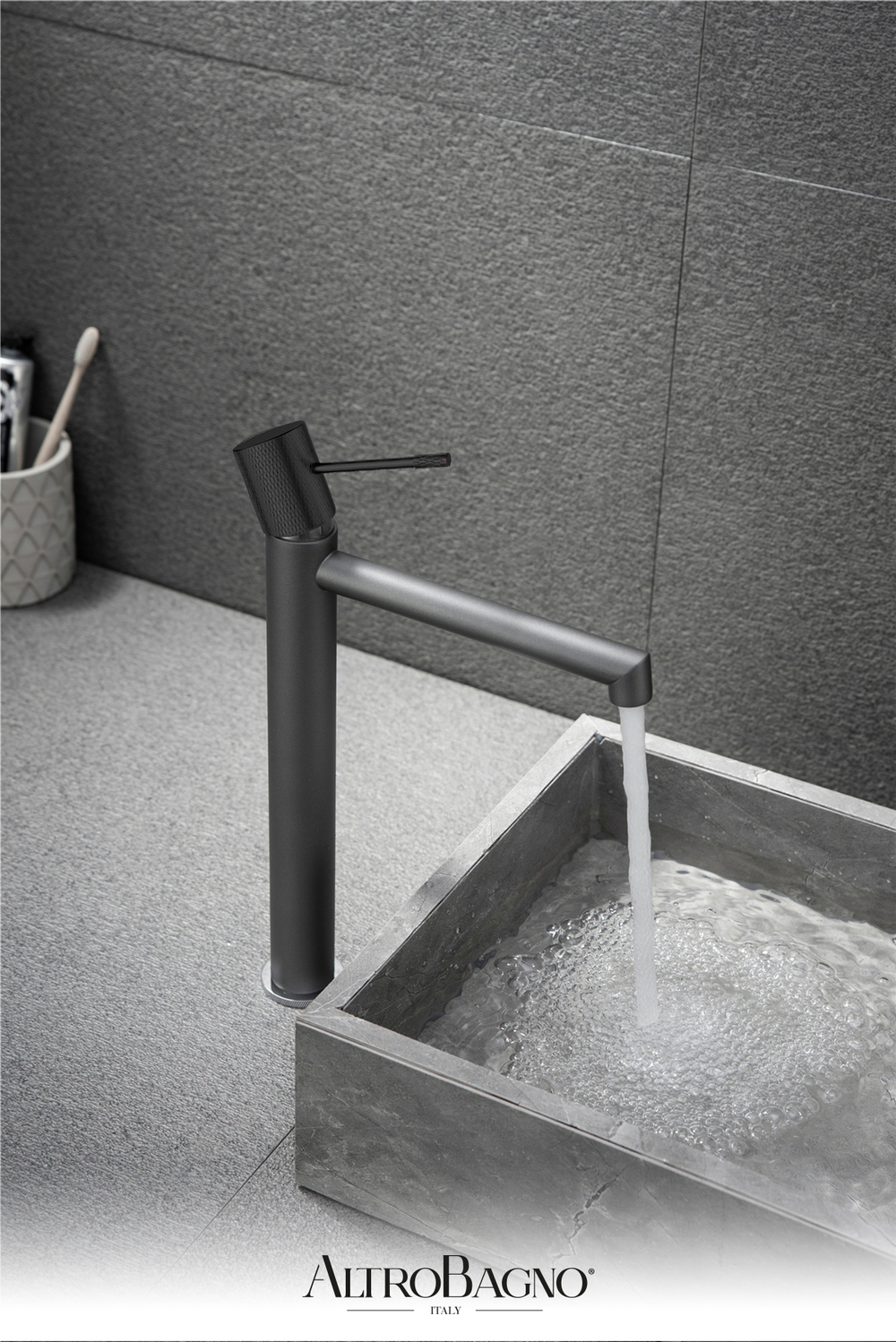 Смеситель для раковины AltroBagno Intento 010216 GrNe