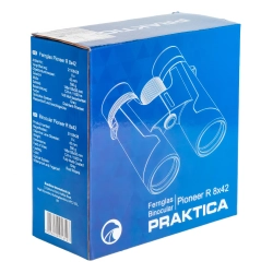 Бинокль Praktica Pioneer R 8x42 Blue в упаковке, боковой вид