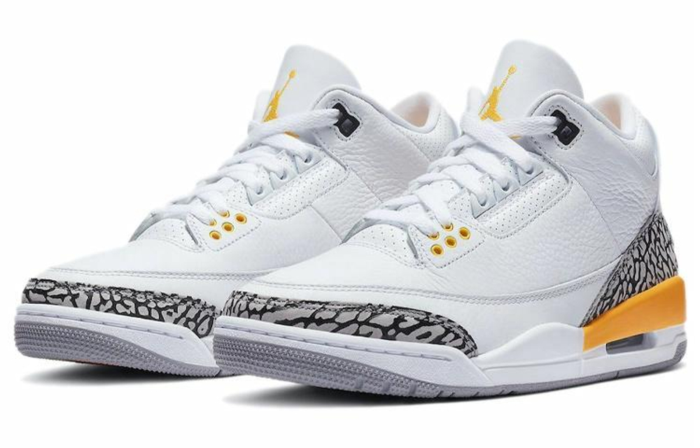 Кроссовки Jordan Air Jordan 3 Retro "Laser Orange" (Женская размерная сетка)