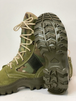 Ботинки тактические с высокими берцами 516 МО «SHOT CAMO MULTI» Мультикам