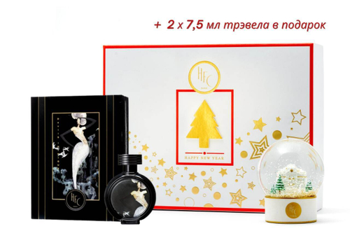 Новогодний набор HAUTE FRAGRANCE COMPANY Парфюмерная вода Devils Intrigue со стеклянным шаром + подарок