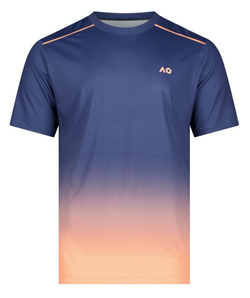 Футболка мужская теннисная Australian Open Performance Tee - pacific ombre