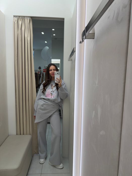 БРЮКИ РАЙМ ДЫМЧАТЫЙ НАЧЕС