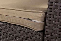 Комплект мебели Corfu Triple Set, коричневый