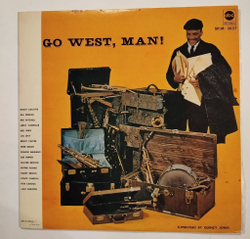 Винтажная виниловая пластинка LP Quincy Jones Go West, Man (Japan 1970)