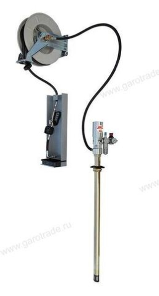 Комплект для раздачи масла из бочек 200 л с катушкой на стену 1743S APAC