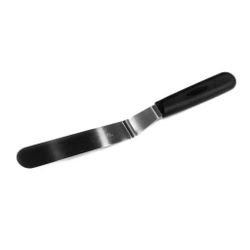 Лопатка кондитерская 20,3*3,8 см изогнутая нерж. с пласт. ручкой l 37 см черная P.L. Proff Cuisine