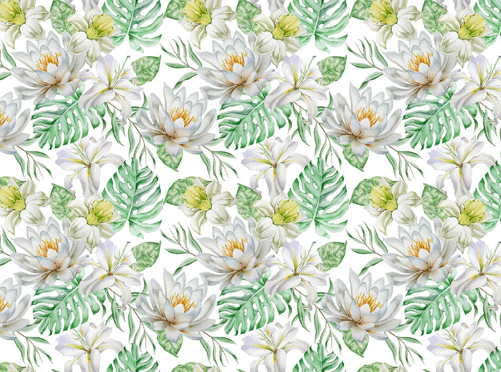 Обои с крупными листьями 17282