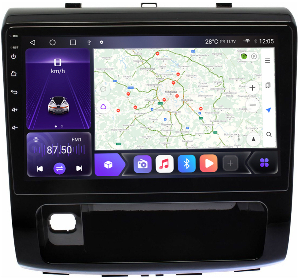 Магнитола для Haval H9 2015-2021 - Carmedia OL-1802-NPQ QLed, Android 12, TS10, CarPlay, 4G SIM-слот