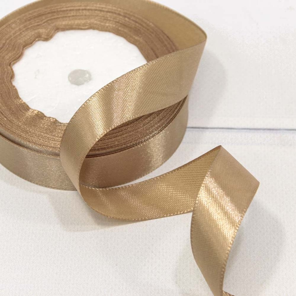 Лента Атласная 2см х 28м Сатин (Капучино)