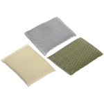 Губка для посуды универсальная 12*9*1.5 см, набор 3 шт