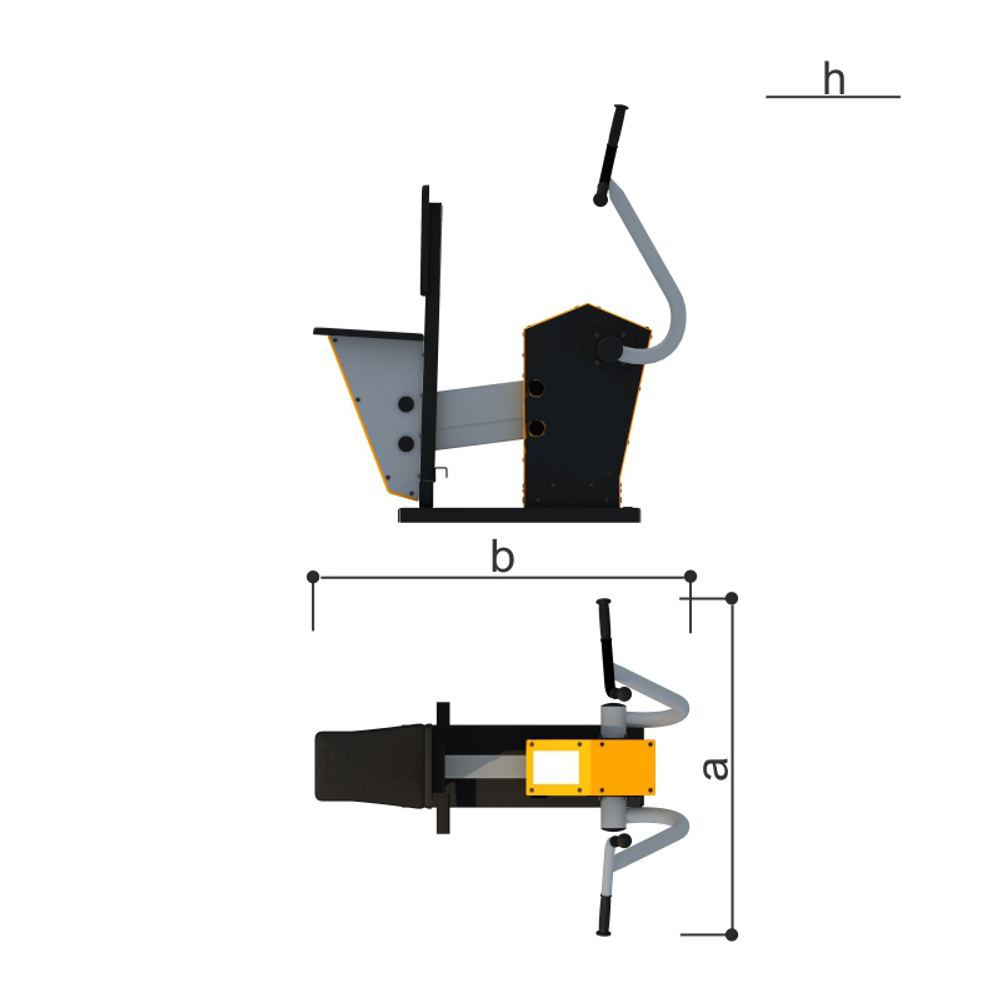 Уличный тренажер «Тяга к груди» Romana 207.37.10