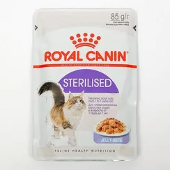 Влажный корм RC Sterilised для стерилизованных кошек, в желе, пауч, 85 г