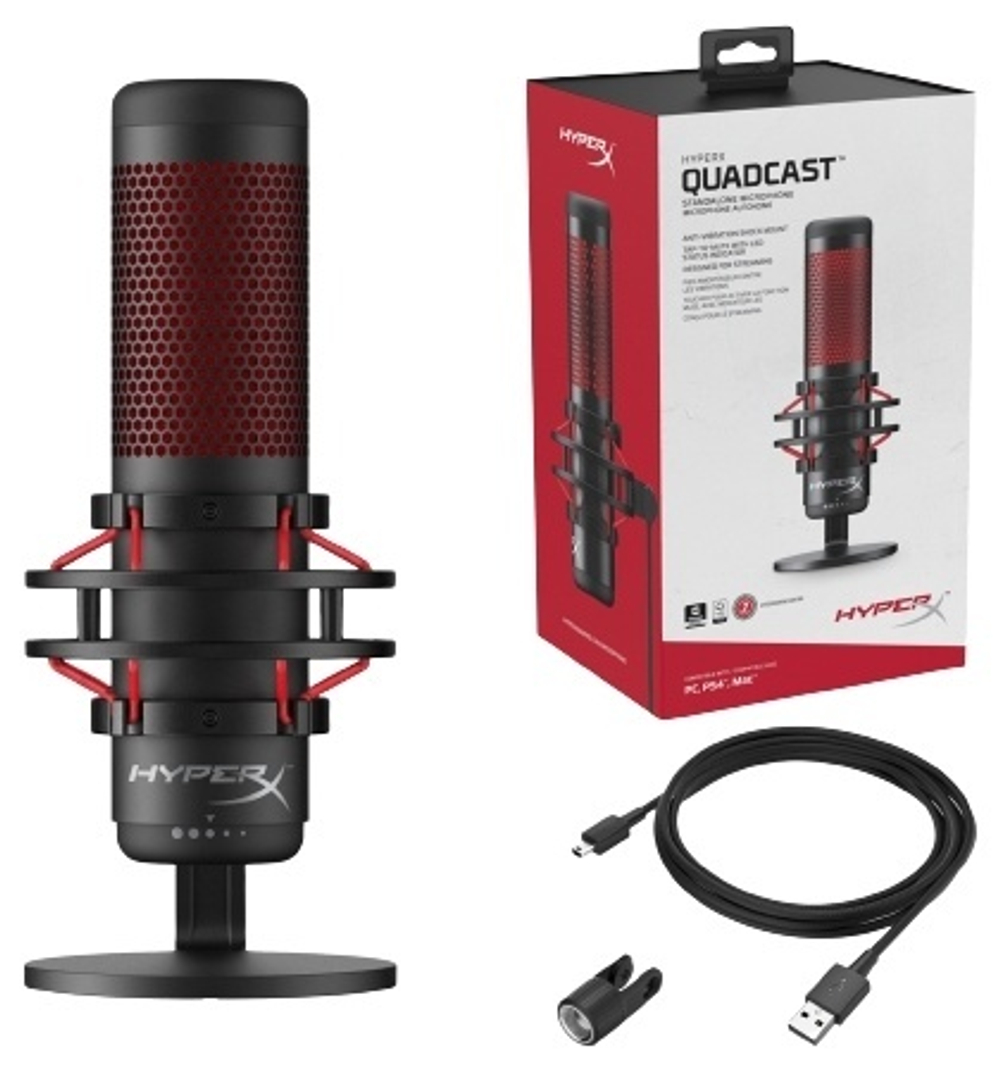 Микрофон HyperX HX-MICQC-BK