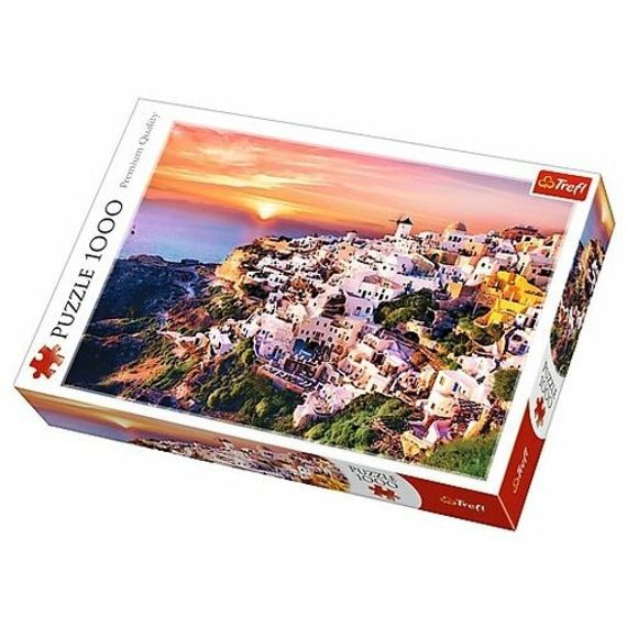 Puzzle &quot;1000&quot; - Sunset over Santorini / 500 px