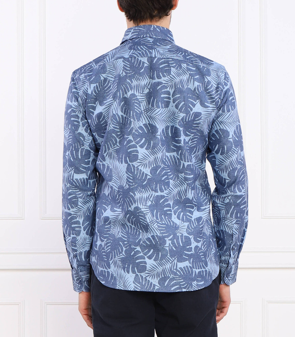 Рубашка C-HAL-kent-C1-223 BOSS BLACK - голубой(50490445)