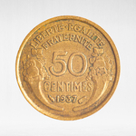 France, 50 Centimes 1937 - Pierre-Alexandre Morlon, VF
